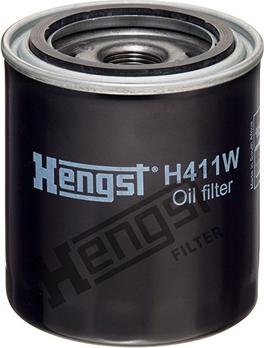 Hengst Filter H411W - Oil Filter www.autospares.lv