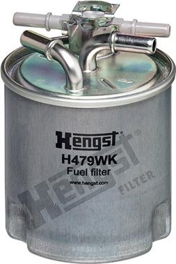 Hengst Filter H479WK - Degvielas filtrs www.autospares.lv