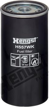 Hengst Filter H557WK - Degvielas filtrs www.autospares.lv