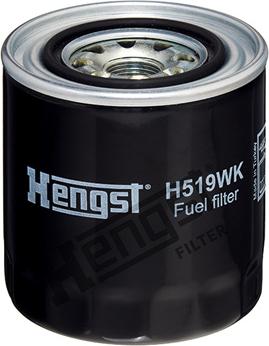 Hengst Filter H519WK - Degvielas filtrs www.autospares.lv