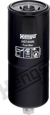 Hengst Filter H574WK - Degvielas filtrs www.autospares.lv