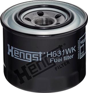 Hengst Filter H631WK - Degvielas filtrs www.autospares.lv