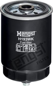 Hengst Filter H193WK - Degvielas filtrs autospares.lv