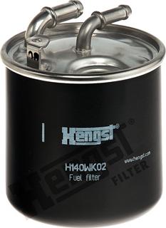 Hengst Filter H140WK02 - Degvielas filtrs www.autospares.lv