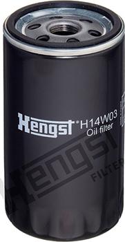 Hengst Filter H14W03 - Масляный фильтр www.autospares.lv