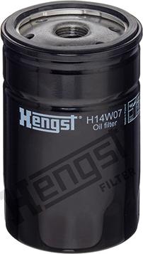 Hengst Filter H14W07 - Масляный фильтр www.autospares.lv