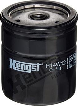 Hengst Filter H14W12 - Масляный фильтр www.autospares.lv