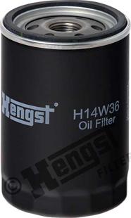 Hengst Filter H14W36 - Oil Filter www.autospares.lv