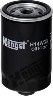 Hengst Filter H14W33 - Eļļas filtrs autospares.lv