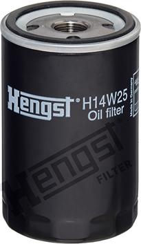 Hengst Filter H14W25 - Масляный фильтр www.autospares.lv