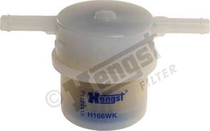 Hengst Filter H166WK - Degvielas filtrs www.autospares.lv