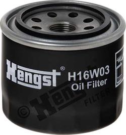 Hengst Filter H16W03 - Масляный фильтр www.autospares.lv