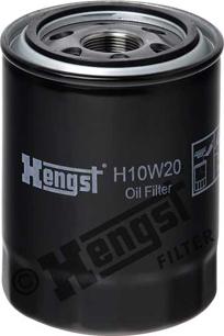 Hengst Filter H10W20 - Eļļas filtrs autospares.lv