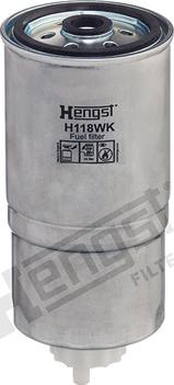 Hengst Filter H118WK - Degvielas filtrs www.autospares.lv