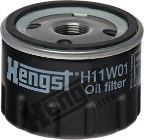 Hengst Filter H11W01 - Oil Filter www.autospares.lv