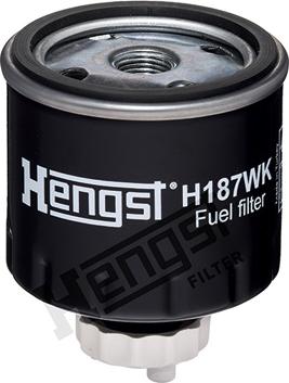 Hengst Filter H187WK - Fuel filter www.autospares.lv