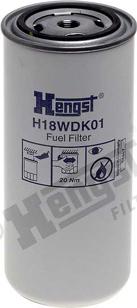 Hengst Filter H18WDK01 - Degvielas filtrs www.autospares.lv