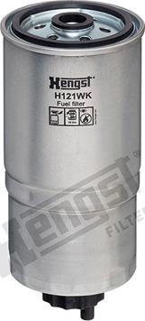 Hengst Filter H121WK - Топливный фильтр www.autospares.lv