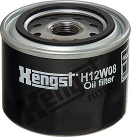 Hengst Filter H12W08 - Eļļas filtrs autospares.lv