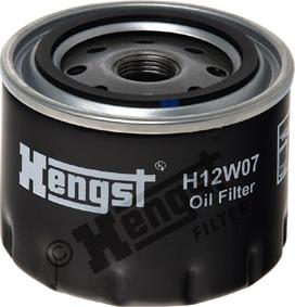 Hengst Filter H12W07 - Масляный фильтр www.autospares.lv