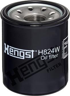 Hengst Filter H824W - Eļļas filtrs www.autospares.lv