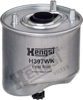 Hengst Filter H397WK - Degvielas filtrs autospares.lv