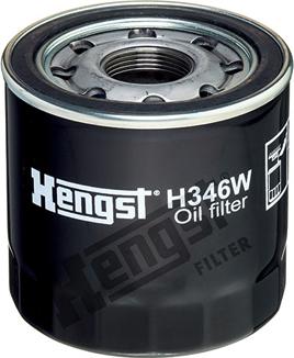 Hengst Filter H346W - Eļļas filtrs autospares.lv