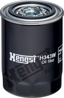 Hengst Filter H343W - Eļļas filtrs www.autospares.lv