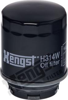 Hengst Filter H314W - Eļļas filtrs www.autospares.lv