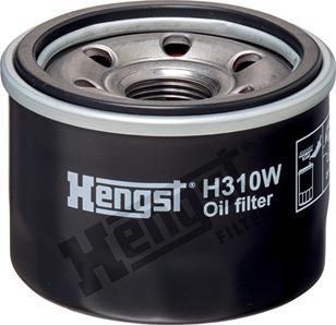 Hengst Filter H310W - Масляный фильтр www.autospares.lv