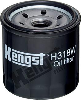 Hengst Filter H318W - Eļļas filtrs www.autospares.lv