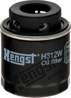 Hengst Filter H312W - Oil Filter www.autospares.lv