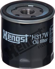 Hengst Filter H317W - Eļļas filtrs www.autospares.lv