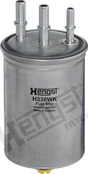 Hengst Filter H338WK - Degvielas filtrs www.autospares.lv