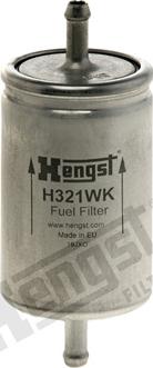 Hengst Filter H321WK - Degvielas filtrs autospares.lv