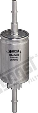 Hengst Filter H246WK - Degvielas filtrs www.autospares.lv