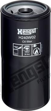 Hengst Filter H240W02 - Eļļas filtrs www.autospares.lv