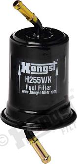 Hengst Filter H255WK - Топливный фильтр www.autospares.lv