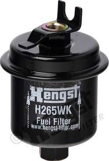 Hengst Filter H265WK - Degvielas filtrs www.autospares.lv