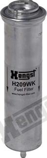 Hengst Filter H209WK - Degvielas filtrs autospares.lv