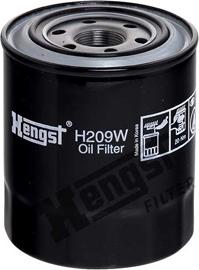 Hengst Filter H209W - Eļļas filtrs autospares.lv