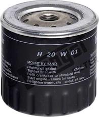 Hengst Filter H20W01 - Oil Filter www.autospares.lv