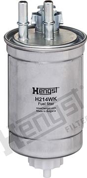 Hengst Filter H214WK - Degvielas filtrs www.autospares.lv