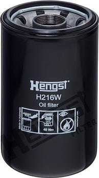 Hengst Filter H216W - Eļļas filtrs www.autospares.lv