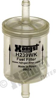 Hengst Filter H239WK - Degvielas filtrs autospares.lv