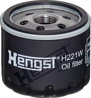 Hengst Filter H221W - Oil Filter www.autospares.lv