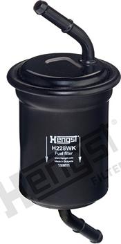 Hengst Filter H228WK - Degvielas filtrs www.autospares.lv