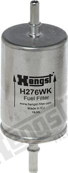 Hengst Filter H276WK - Degvielas filtrs www.autospares.lv