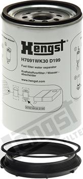 Hengst Filter H7091WK30 D199 - Degvielas filtrs www.autospares.lv