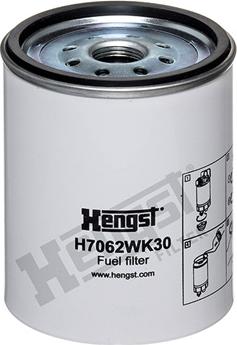 Hengst Filter H7062WK30 - Degvielas filtrs www.autospares.lv